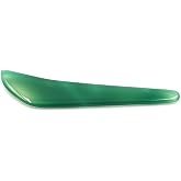 Dtacke Green Natural Agate Knife Burnisher,11cm/4.3" Polishing Gold Silver Jewellery Hand Polishing Burnisher Tool