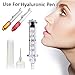 Ampoule Head Hylauronic Acid Injection - 20pcs Ampoule Head for Hyaluron Pen Wrinkle Removal High Pressure Hyaluronic Density Atomizer