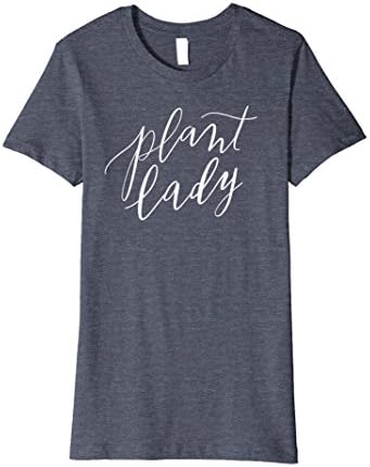 Womens Plant Lady T-Shirt Women's Mother Mom Gardening Funny Mama Large Heather Blue
