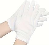 ROMAXO 2 Pairs 100% Cotton Moisturising Gloves for Eczema Dry Hands view 1