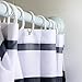 36 Pack Shower Curtain Rings Curtain C Rings Hook Hanger Bath Drape Loop Clip Glide (White)