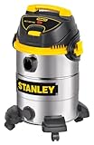 Stanley Wet/Dry Vacuum, 6 Gallon, 4.5 Horsepower, Stainless Steel Tank