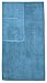 Amazon Basics Quick-Dry Towels - 100% Cotton, 3-Piece Set, Lake Blue