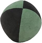 Cascade Juggling 3 x Pro 110g Suede Balls Green/Black Set of 3 view 2