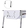 ISUMER-Charcoal-Grill-Barbecue-Portable-BBQ-Stainless-Steel-Folding-BBQ-Kabab-Grill-Camping-Grill-Tabletop-Grill-Hibachi-Grill-for-Shish-Kabob-Portable-Camping-Cooking-Small-Grill