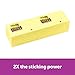 Post-it Super Sticky Notes, 2x Sticking Power, 3 x 5-Inches, Canary Yellow, 12-Pads/Pack (655-12SSCY) primary