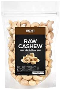 Raw Whole Cashews | 48 oz (3 lb) | 100% Natural | No Chemicals | Non-GMO | Keto and Paleo Diet Friendly