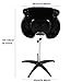 Salon Hair Shampoo Basin, Adjustable Height Barber Backwash Sink (Without Drain Bowl)
