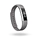 Fitbit Alta, Accessory Band, Leather, Graphite, Large