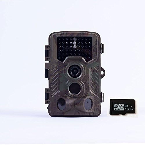 Trail Hunting Camera with 16G SD Card 1080P HD Waterproof Camera 42pcs IR LEDs 2.4" LCD Screen Scouting Camera by Green Bridge