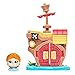 Disney Doorables Mini Playset - Peter Pan Hook's Pirate Ship with Exclusive Wendy Figure