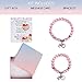 Back to School Gifts - First Day of School Mommy & Me Bracelets with Poem Card - Mother Daughter Matching Heart Bracelets Set for 2 - Anxiety Seperation Present Preschool Kindergarten