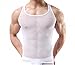 OUYE Men's Mesh See-Through Tank Top Vest