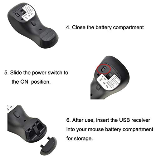 image for DUANCHUN Wireless Air Mouse Ppt Remote Control Laser Flip Pen Briefer 