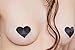 COSFAN 10 Pairs Women Heart Shape Disposable Pasties Nipple Cover Lingerie Sticker