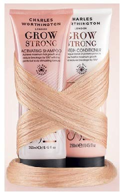 (Pack of 2) Charles Worthington Grow Strong Activating SHAMPOO 250ml & Grow Strong Protein CONDITIONER 250ml