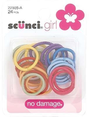 Amazon Com Scunci Kids Hair Elastics 24 Ct 6 Pcs Sku