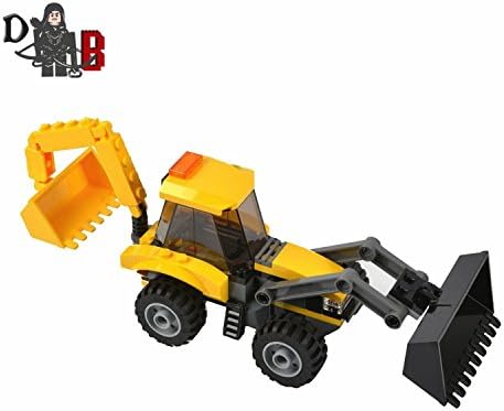 Custom LEGO City Backhoe Loader JCB digger