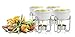 Artestia Butter Warmers Set, 4-Piece Ceramic Butter Warmer with Tea Light Candles, Crab Boil Party Supplies - Dishwasher, Microwave, Oven Safe (White)