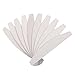 MAKARTT Zebra Nail File Washable Double Sided Emery Board 10 Pieces 100 180 Grit