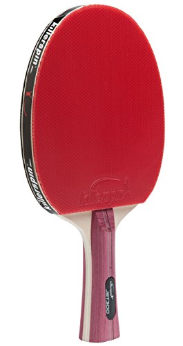 Killerspin JET300 Table Tennis Paddle - Red Ping Pong Model of Performance and Style with Specialy Designed Memory Book