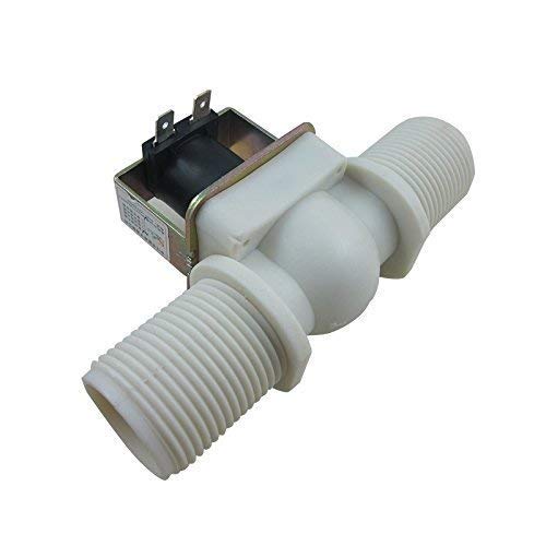 SENSTREE G1" Water Electric Solenoid Valve Normally Closed N/C Water Inlet Flow Switch DC 12V