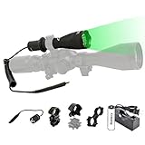 Orion H30-G Green Predator Premium 273 Yards Rechargeable Hog Hunting Light with Scope Mount, Rail Mount, Barrel Mount, Remote Pressure Switch & Charger Kit