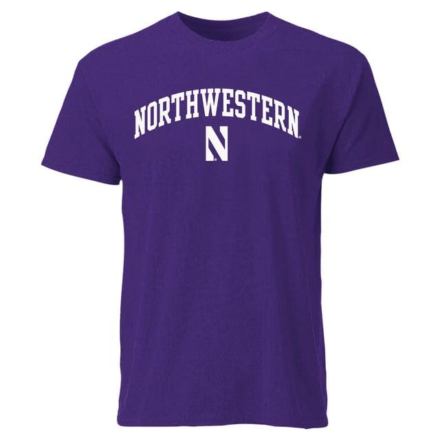 Barnesmith Northwestern University NWU Wildcats Short-Sleeve T-Shirt, Spirit, Purple, X-Large Image Barnesmith Northwestern University NWU Wildcats Short-Sleeve T-Shirt, Spirit, Purple, X-Large Image