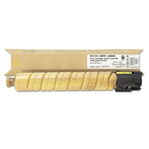 Ricoh 841727 841298 Toner, 10000 Page-Yield, Yellow