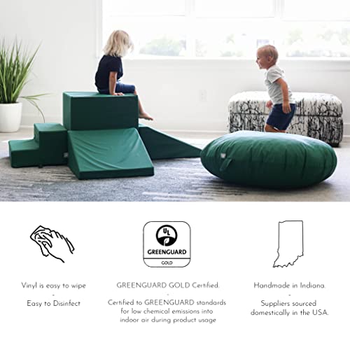 Foamnasium Mega Wedge Set, Indoor Foam Playset, 2 Piece Soft Toddler and Active Kids Play Foam