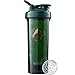 BlenderBottle Justice League Shaker Bottle Pro Series Perfect for Protein Shakes and Pre Workout, 32-Ounce, Aquaman