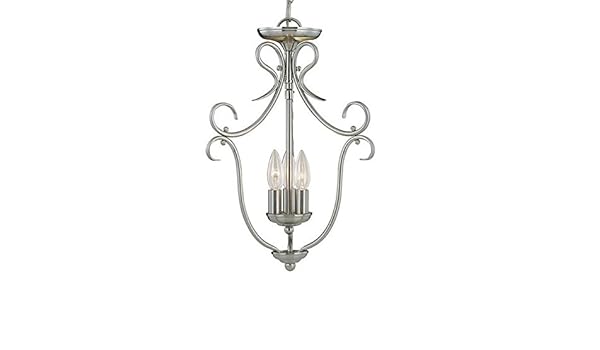 Millennium Three Light Pendant 733 Sn Foyer Hall Fixture Pwt