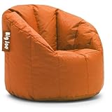 Big Joe Milano Bean Bag Chair, Multiple Colors (Competitive Orange)