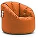Big Joe Milano Bean Bag Chair, Multiple Colors (Competitive Orange)