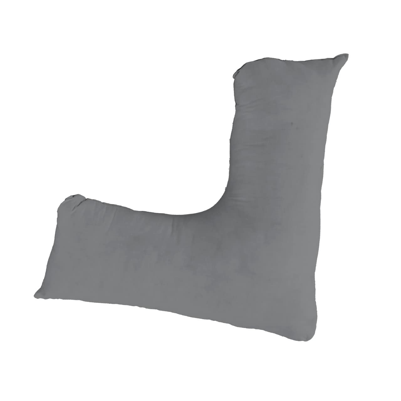 Sleep&Snuggle V Shaped Pillow Case Cover- Orthopaedic Nursing Maternity Pillow Case - Neck support for comfort and Soft Pillowcase (Gray)