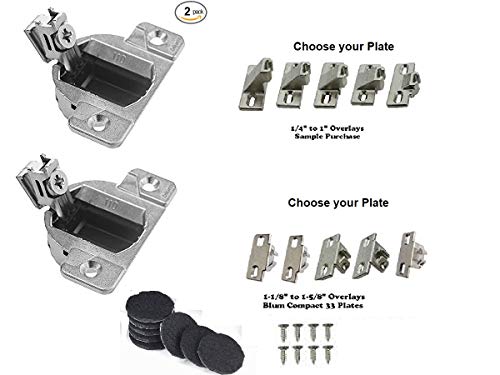 Compact 33 Face Frame Hinges 2pcs Choose Overlay Blum 33.3630 110 Degree Self Closing Germany Made
