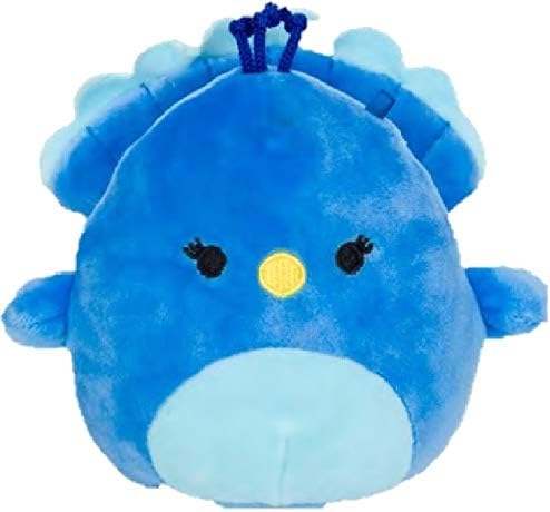 Squishmallow Kellytoy 16 Inch Priscilla The Blue Peacock Bird Plush Toy