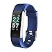 LETSCOM Fitness Tracker Color Screen, Activity Tracker with Heart Rate Monitor, Sleep Monitor, Step Counter, Calorie Counter, IP68 Waterproof Smart Pedometer Watch for Men Women Kids