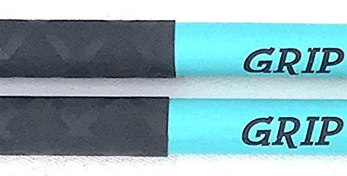 GRIP-STIX-15-Long-TURQUOISE-with-Black-Non-Slip-Grip-Drumsticks-Ideal-for-All-Drumming-Cardio-Fitness-Aerobic-Workout-Exercises