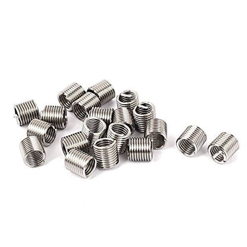 Uxcell m6 x 1mm x 2d 304 stainless steel helicoil wire …