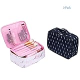 Lazy Makeup Bag Drawstring Cosmetic Bag Magic Travel Pouch Portable Quick Pack Waterproof Organizer Bags for Women 2 Pack