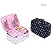 Lazy Makeup Bag Drawstring Cosmetic Bag Magic Travel Pouch Portable Quick Pack Waterproof Organizer Bags for Women 2 Pack