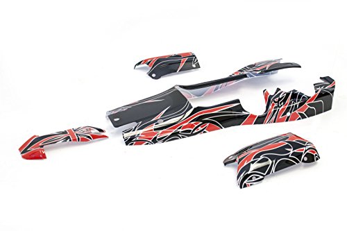 King Motor Wild Red Pre-Cut 4 Piece Body Kit Fits HPI Baja 5B 2.0 SS Rovan Buggy