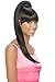 Vivica A Fox Hair Collection BP-Loui Bang N Pony Yaki Texture New Futura Fiber, Color 1, 6.8 Ounce