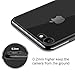 RANVOO iPhone 8 Case, iPhone 7 Case, Ultra Slim Thin Clear Soft Case with Premium Flexible Chrome Bumper and Transparent TPU Back Plate Crystal Cover, iPhone 8 Case & iPhone 7 Case (Jet Black)