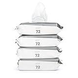 Parasol Air Pearl Biodegradable Baby Wipes - 4 packs of 72 count - 288 Total Baby and Toddler Disposable Wipes