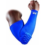 McDavid 6500 HexPad Power Shooter Arm Sleeve, One Each Fits either Arm (Royal Blue, Medium)