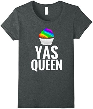 Womens Yas Queen Drag Race T-Shirt XL Dark Heather
