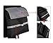 Sahoo Bike Rack Bag Seat Cargo Bag Rear Pack Trunk Pannier Handbag New (Black)