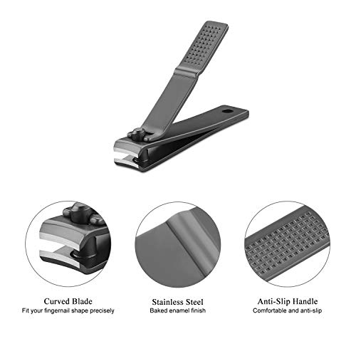 Nail Clippers Set, Ultra Sharp Sturdy Fingernail and Toenail Clipper Cutters with Visibly Tin Case by HAWATOUR - Thumbnail 3